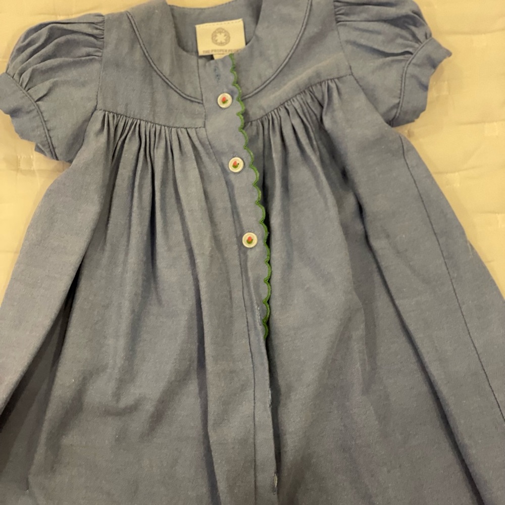 Chambray Proper Peony dress.  Adorable!